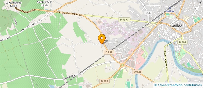 localisation de l'entreprise MONSIEUR OLIVIER DUSSEL  GAILLAC