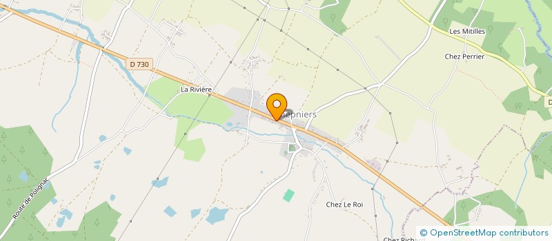 localisation de l'entreprise MONSIEUR OLIVIER DUSSEL  CHEPNIERS