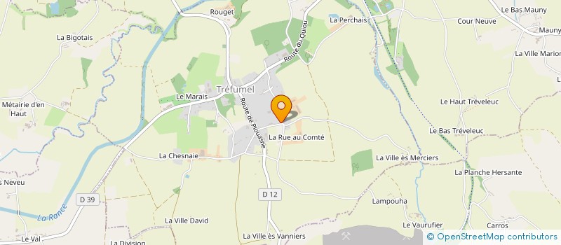 localisation de l'entreprise MONSIEUR OLIVIER DUVAL à TREFUMEL