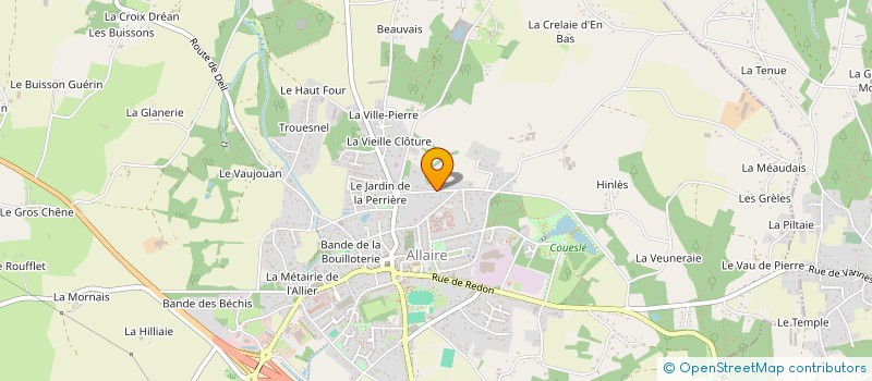 localisation de l'entreprise MONSIEUR OLIVIER DUVAL  ALLAIRE