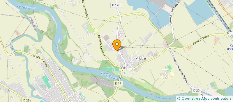 localisation de l'entreprise MONSIEUR OLIVIER DUVERNAY  ONDES