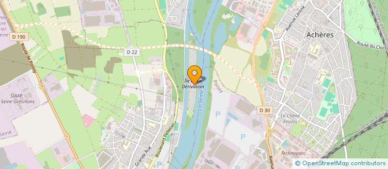 localisation de l'entreprise MONSIEUR OLIVIER DUZELIER  CARRIERES-SOUS-POISSY