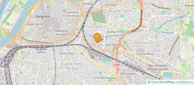 localisation de l'entreprise MONSIEUR OLIVIER EKAMEDOUMA  AVIGNON