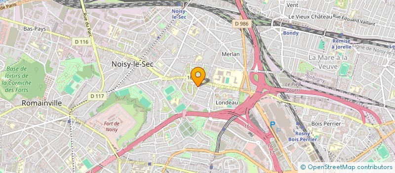 localisation de l'entreprise MONSIEUR OLIVIER EKAOLA ISOKONGE à NOISY-LE-SEC