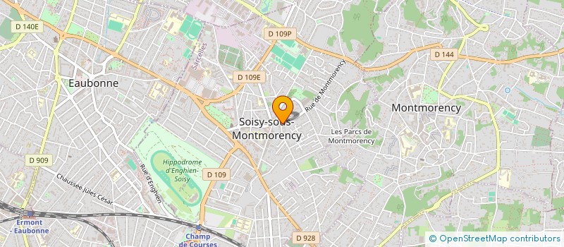 localisation de l'entreprise MONSIEUR OLIVIER EMERAUD  SOISY-SOUS-MONTMORENCY