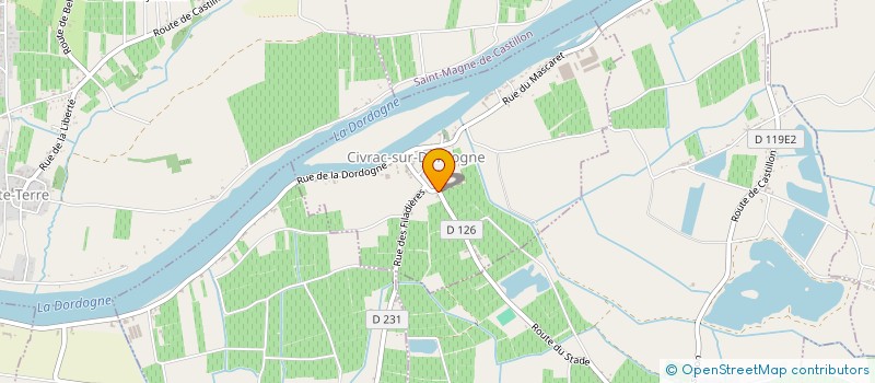 localisation de l'entreprise MONSIEUR OLIVIER EMERY  CIVRAC-SUR-DORDOGNE