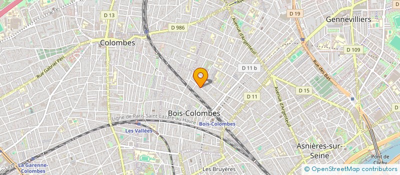 localisation de l'entreprise MONSIEUR OLIVIER EMILE CLAUDE LEHOT à BOIS-COLOMBES