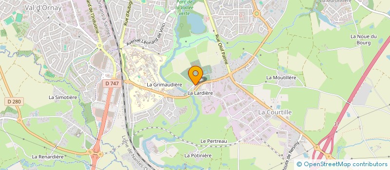 localisation de l'entreprise MONSIEUR OLIVIER EMPINET  LA ROCHE-SUR-YON