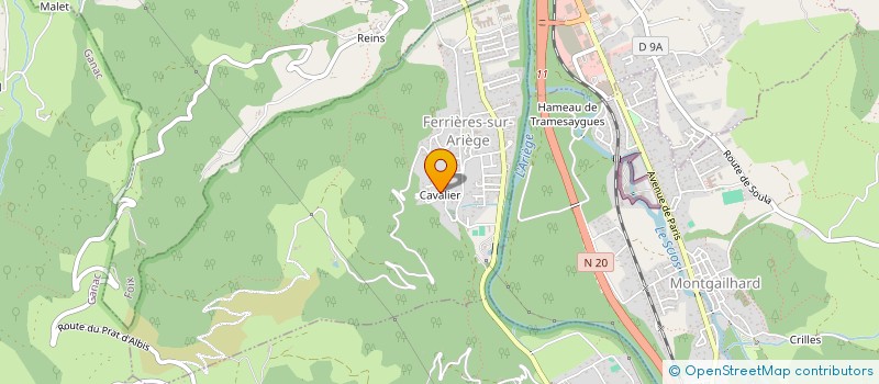 localisation de l'entreprise MONSIEUR OLIVIER ERTLEN à FERRIERES-SUR-ARIEGE