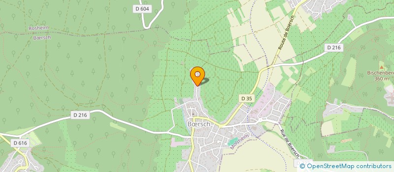 localisation de l'entreprise MONSIEUR OLIVIER ESCHBACH  BISCHOFFSHEIM