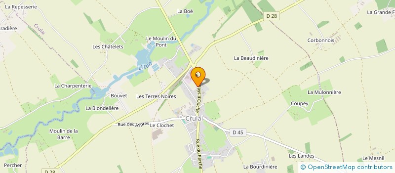 localisation de l'entreprise MONSIEUR OLIVIER ESNAULT à CRULAI