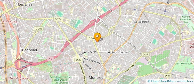 localisation de l'entreprise MONSIEUR OLIVIER ESTEVES à MONTREUIL