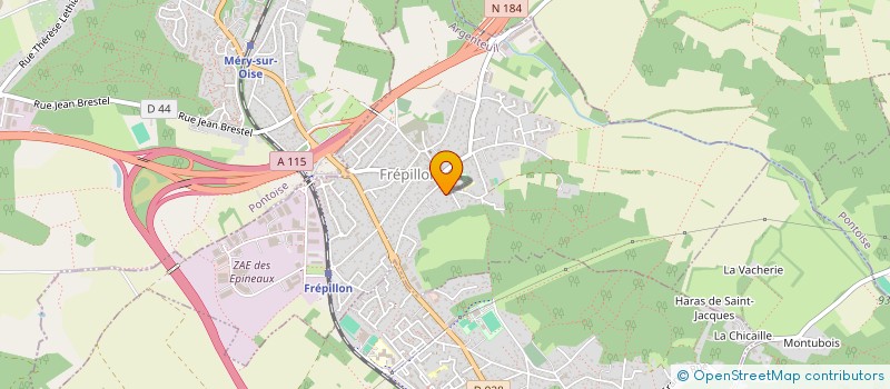 localisation de l'entreprise MONSIEUR OLIVIER ESVAN à FREPILLON