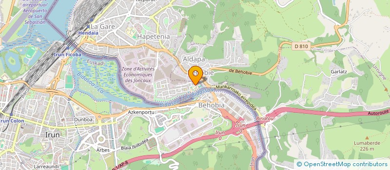 localisation de l'entreprise MONSIEUR OLIVIER ETCHEBERRIGARAY à HENDAYE