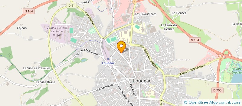 localisation de l'entreprise MONSIEUR OLIVIER ETIENNE à LOUDEAC