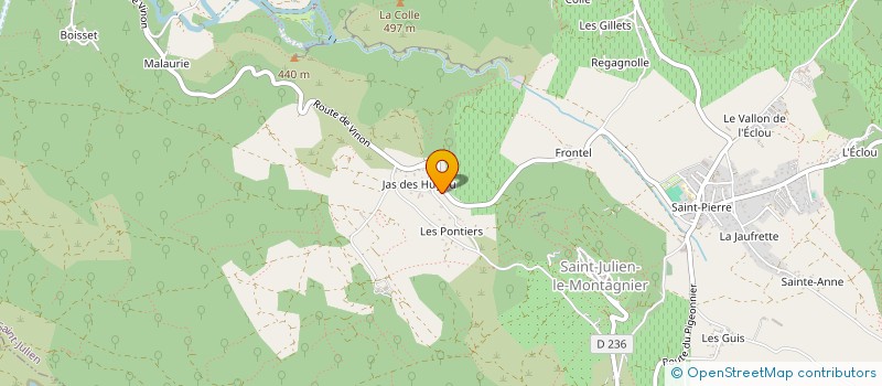 localisation de l'entreprise MONSIEUR OLIVIER ETTEN  SAINT-JULIEN