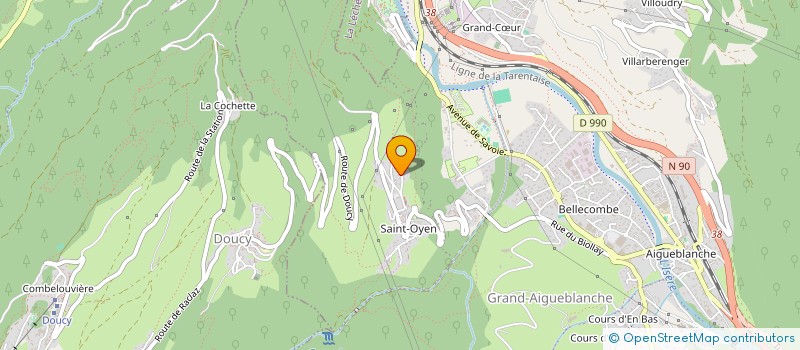 localisation de l'entreprise MONSIEUR OLIVIER EYNARD-MACHET  GRAND-AIGUEBLANCHE