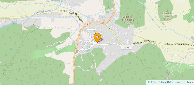 localisation de l'entreprise MONSIEUR OLIVIER FABER à RIANS