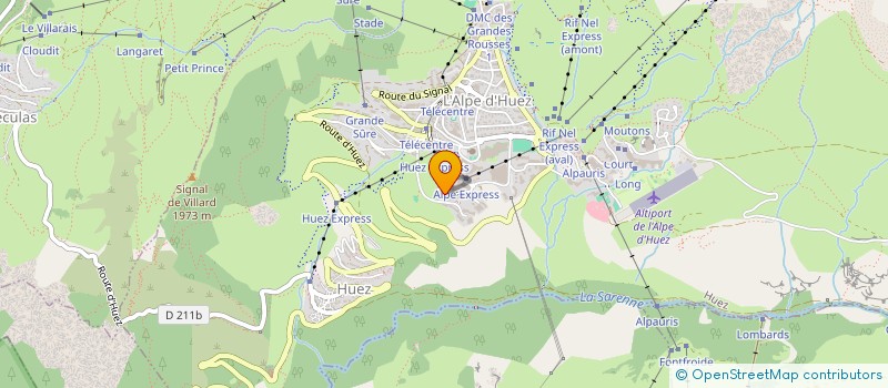 localisation de l'entreprise MONSIEUR OLIVIER FABIANI  HUEZ