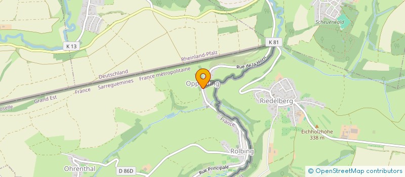 localisation de l'entreprise MONSIEUR OLIVIER FABING  ROLBING