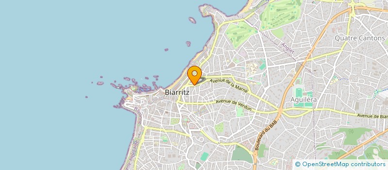 localisation de l'entreprise MONSIEUR OLIVIER FABRE à BIARRITZ