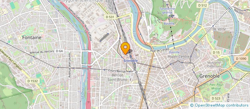 localisation de l'entreprise MONSIEUR OLIVIER FABRE à GRENOBLE