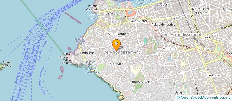 localisation de l'entreprise MONSIEUR OLIVIER FABY  MARSEILLE