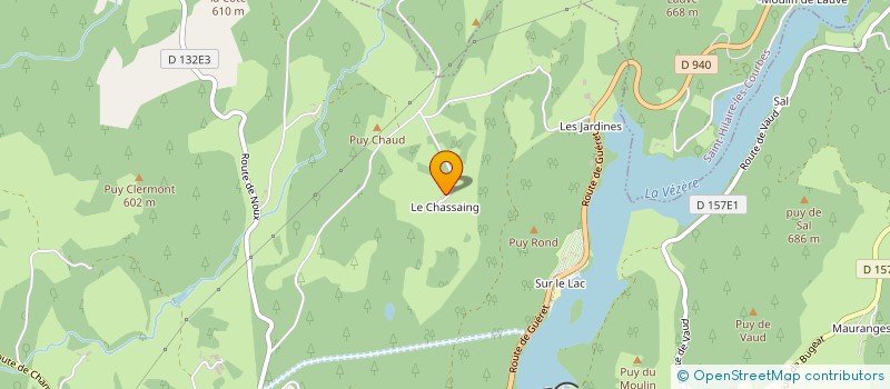 localisation de l'entreprise MONSIEUR OLIVIER FAGEARDIE  RILHAC-TREIGNAC