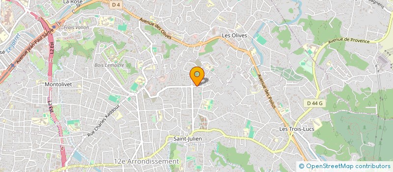 localisation de l'entreprise MONSIEUR OLIVIER FAHAM à MARSEILLE