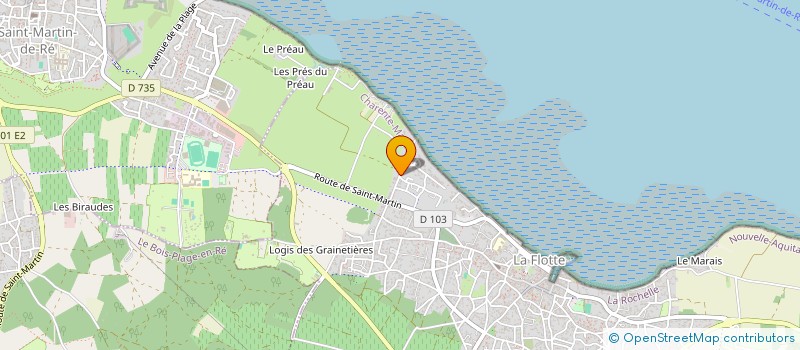 localisation de l'entreprise MONSIEUR OLIVIER FAIVRE  LA FLOTTE