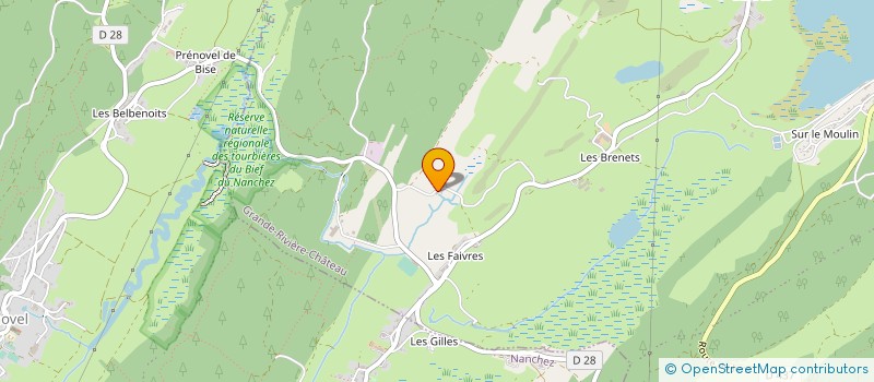 localisation de l'entreprise MONSIEUR OLIVIER FAIVRE  GRANDE-RIVIERE CHATEAU