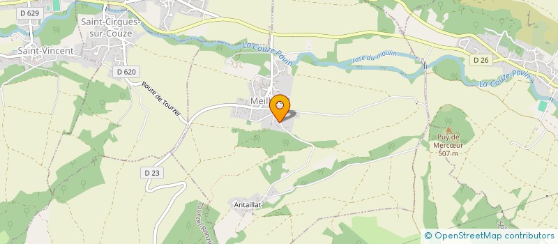 localisation de l'entreprise MONSIEUR OLIVIER FAIVRE  MEILHAUD