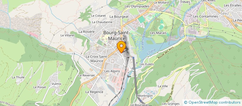 localisation de l'entreprise MONSIEUR OLIVIER FALCY à BOURG-SAINT-MAURICE