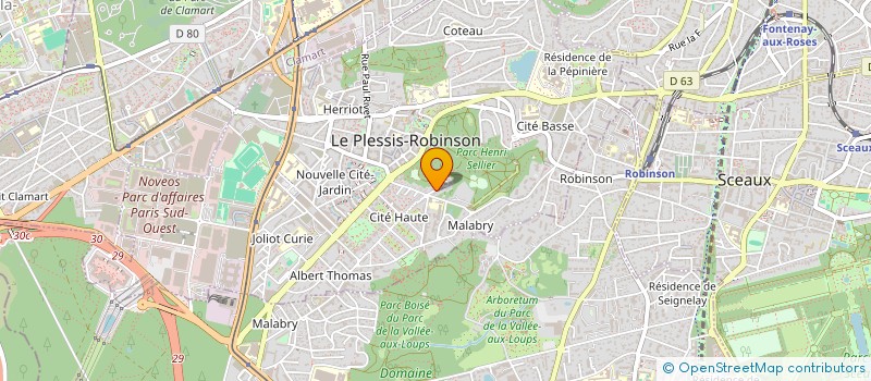 localisation de l'entreprise MONSIEUR OLIVIER FALISE à LE PLESSIS-ROBINSON