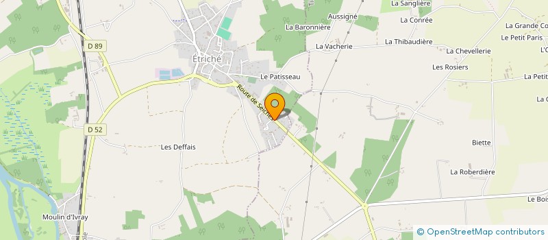 localisation de l'entreprise MONSIEUR OLIVIER FALLAVIER  ETRICHE