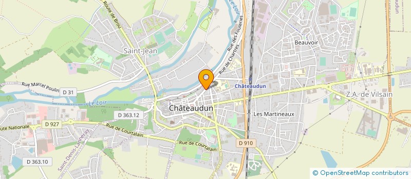 localisation de l'entreprise MONSIEUR OLIVIER FANTON D'ANDON à CHATEAUDUN