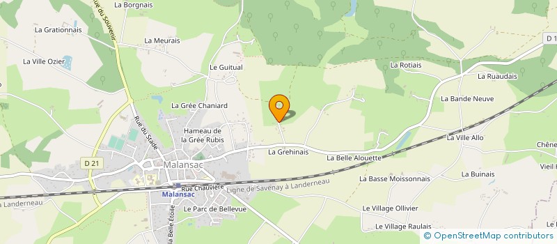 localisation de l'entreprise MONSIEUR OLIVIER FARCY à MALANSAC