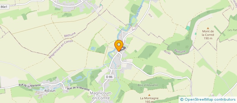 localisation de l'entreprise MONSIEUR OLIVIER FARDEL  MAGNICOURT-EN-COMTE