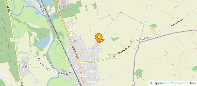 localisation de l'entreprise MONSIEUR OLIVIER FARGIN  BUEIL