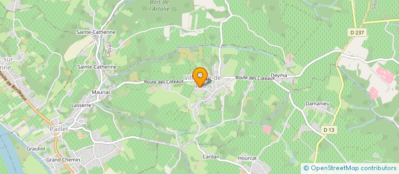 localisation de l'entreprise MONSIEUR OLIVIER FARGUES  VILLENAVE-DE-RIONS