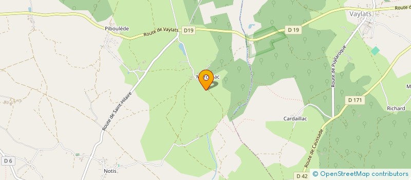 localisation de l'entreprise MONSIEUR OLIVIER FARRE  LALBENQUE