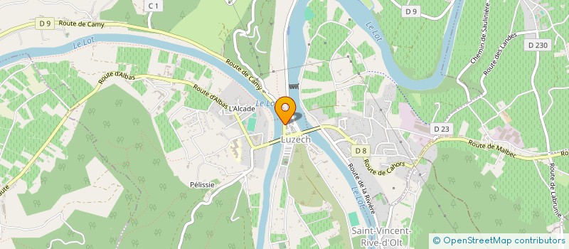 localisation de l'entreprise MONSIEUR OLIVIER FAUCHER  LUZECH