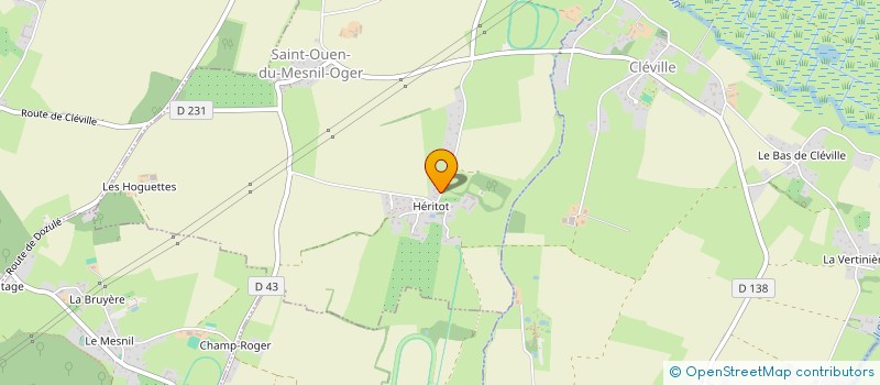 localisation de l'entreprise MONSIEUR OLIVIER FAURE  SAINT-OUEN-DU-MESNIL-OGER