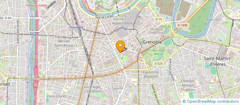 localisation de l'entreprise MONSIEUR OLIVIER FAVELIN à GRENOBLE