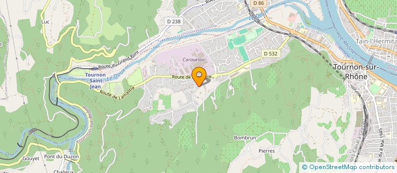 localisation de l'entreprise MONSIEUR OLIVIER FAVRE à TOURNON SUR RHONE