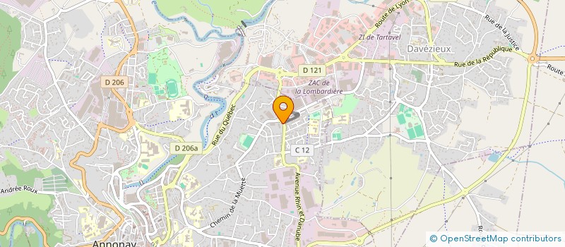 localisation de l'entreprise MONSIEUR OLIVIER FAYA  ANNONAY