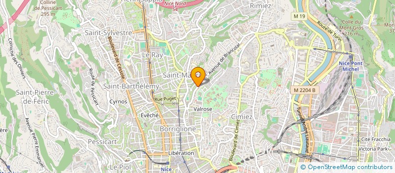 localisation de l'entreprise MONSIEUR OLIVIER FERAL à NICE