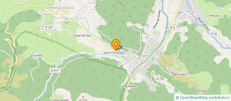 localisation de l'entreprise MONSIEUR OLIVIER FERAUD à SEIX