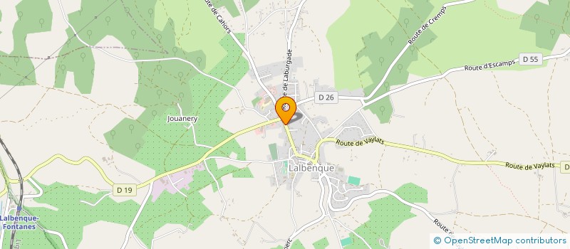 localisation de l'entreprise MONSIEUR OLIVIER FERMY  LALBENQUE