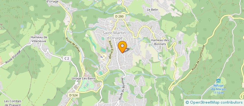 localisation de l'entreprise MONSIEUR OLIVIER FERNANDEZ à SAINT-MARTIN-D'URIAGE